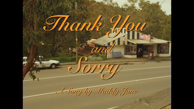 Thank You and Sorry