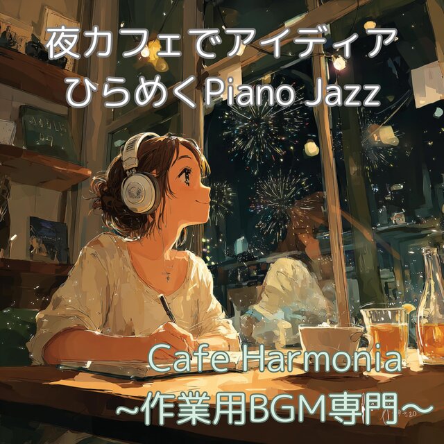 夜カフェでアイディアひらめくPiano Jazz