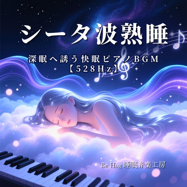シータ波熟睡 – 深眠へ誘う快眠ピアノBGM 【528Hz】