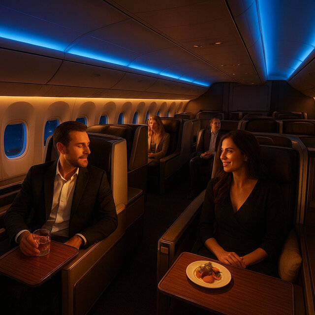 1 Hour of Airplane White Noise Experience – First Class Cabin Sleep Therapy