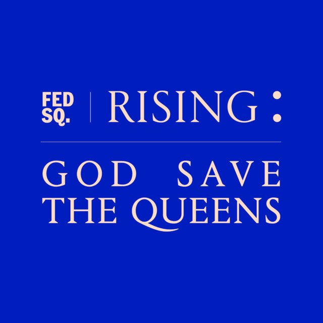 Cover art for album RISING: God Save the Queens by User