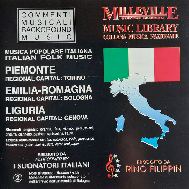 Piemonte, Emilia Romagna, Liguria