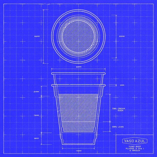VASO AZUL