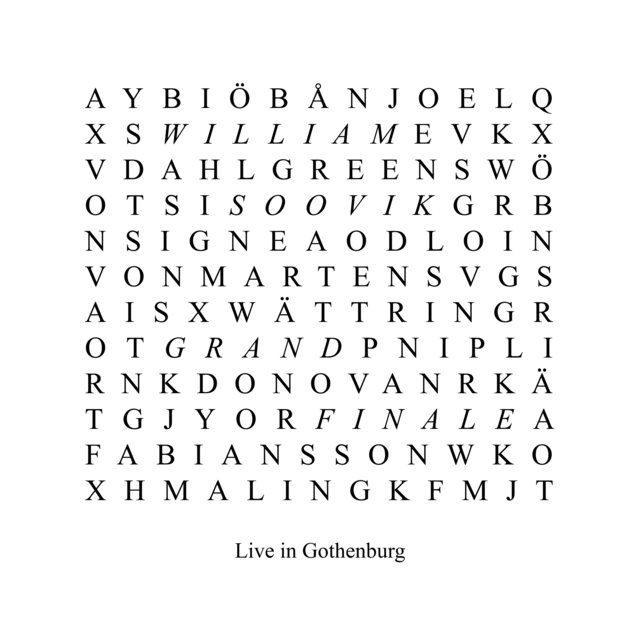 Live in Gothenburg