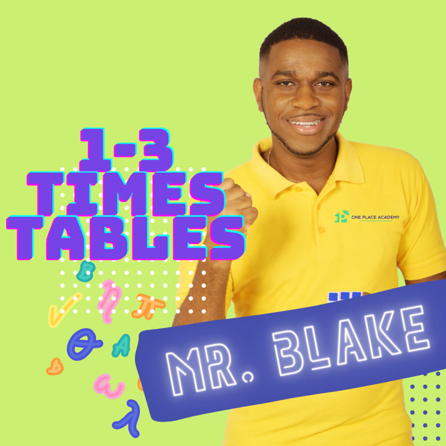 1 - 3 Times Tables