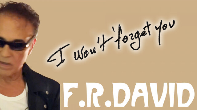 F.R. David - I WON't FORGET YOU