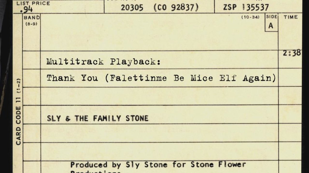Multitrack Playback: Thank You (Falettinme Be Mice Elf Again) (Interview Clip)