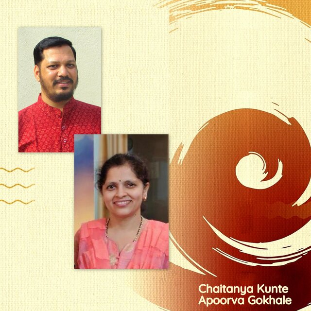 Chaitanya Kunte with Apoorva Gokhale