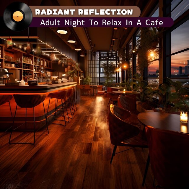 Adult Night to Relax in a Cafe