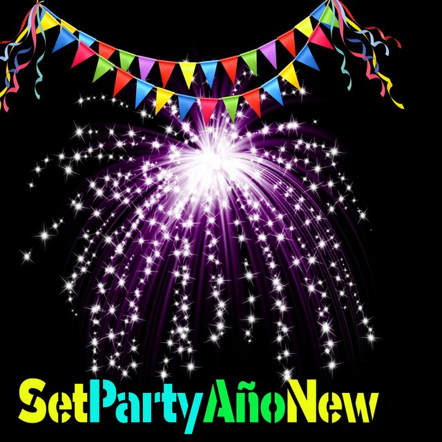 Set party año new