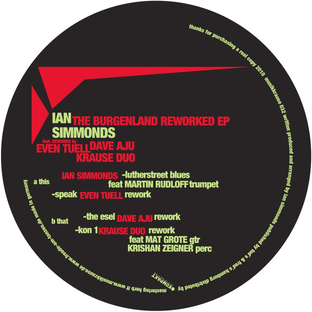Cover art for album The Burgenland Dubs Reworked by Ian Simmonds