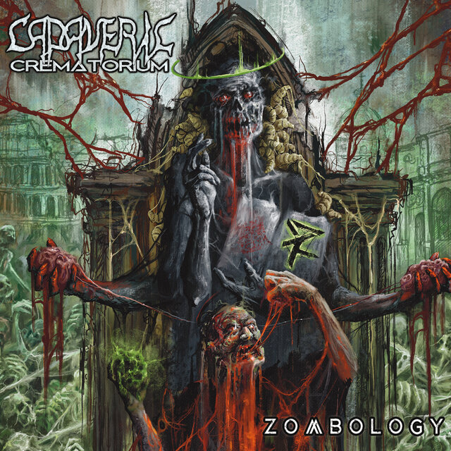 Cover art for album Zombology by Cadaveric Crematorium