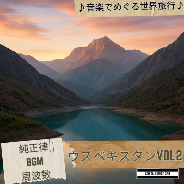 リラックス音楽BGM ウズベキスタン・音で旅する 純正律432Hz・528Hz 作業用・勉強用・睡眠用ヒーリングインストゥルメンタルVOL2