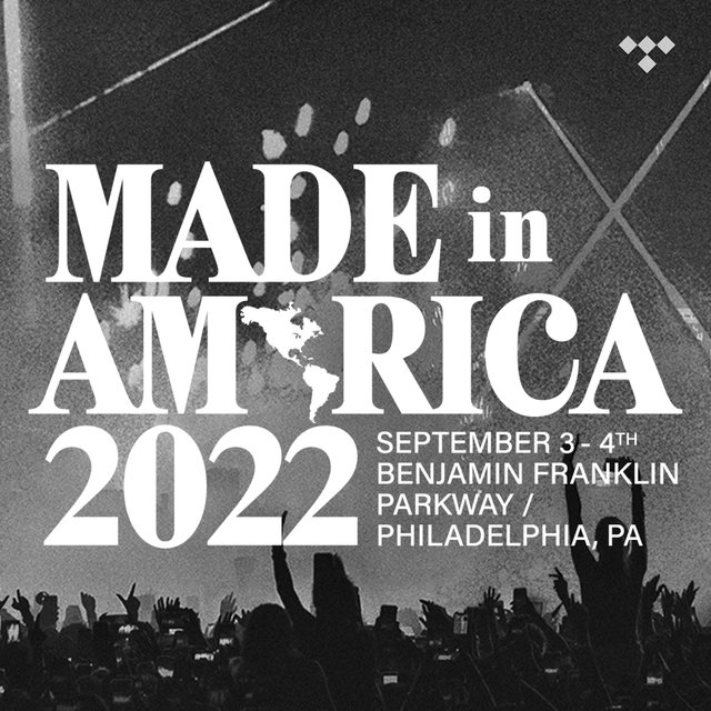 Cover art for album 2022 Made In America Festival Lineup by TIDAL