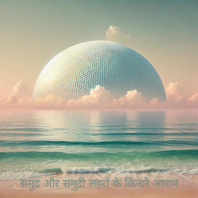 समुद्र और समुद्री लहरों के किनारे आराम
