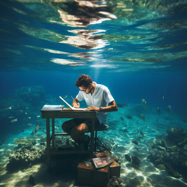 Study Ocean: Ambient Tones Guiding