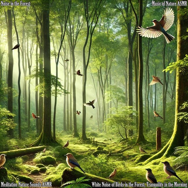 White Noise of Birds in the Forest, Tranquility in the Morning