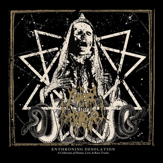 Cover art for album Enthroning Desolation by Father Befouled