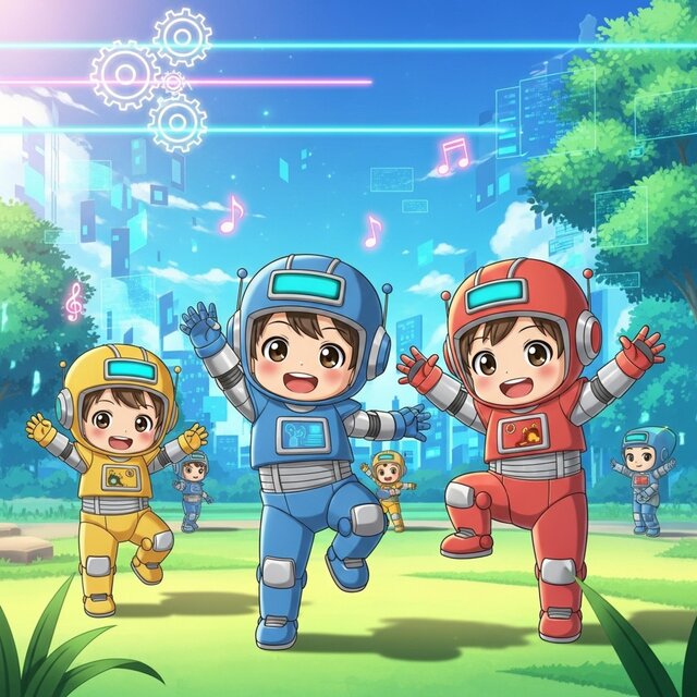 うごけ！うたえ！ロボットパワー！