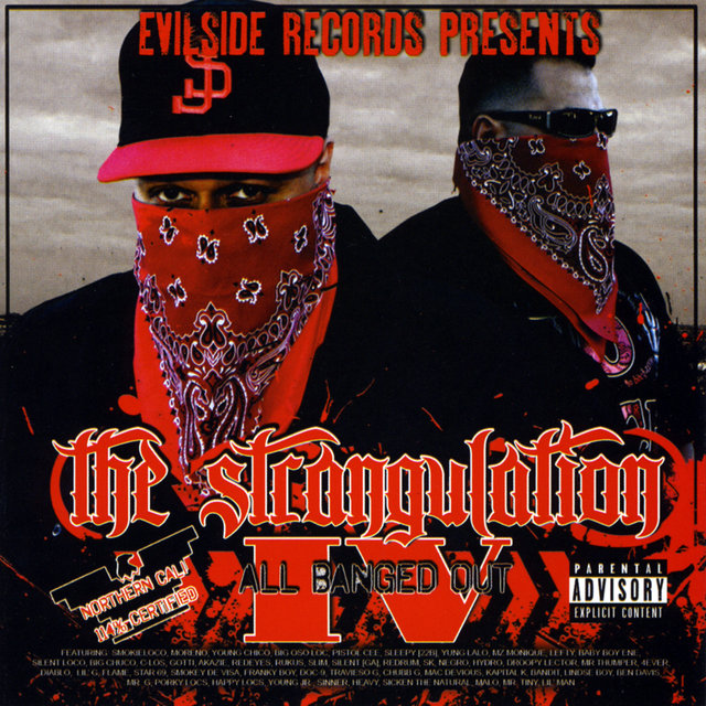 Cover art for album The Strangulation Pt. 4 "All Banged Out" by Evilside Records