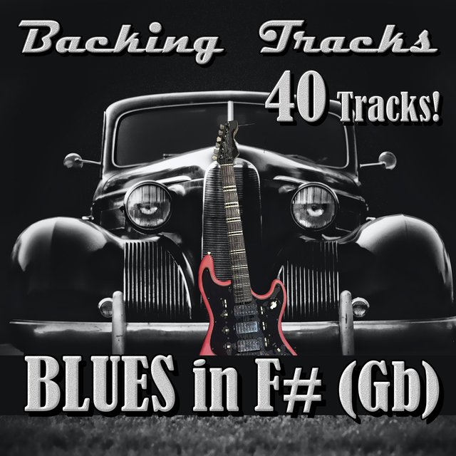 Blues Guitar Play Along Tracks in F - sharp (Gb)