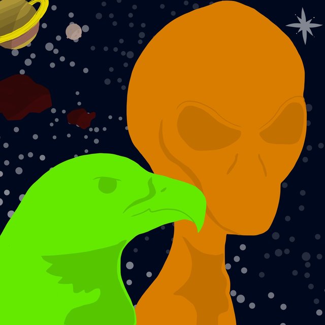 Eagle and Martian