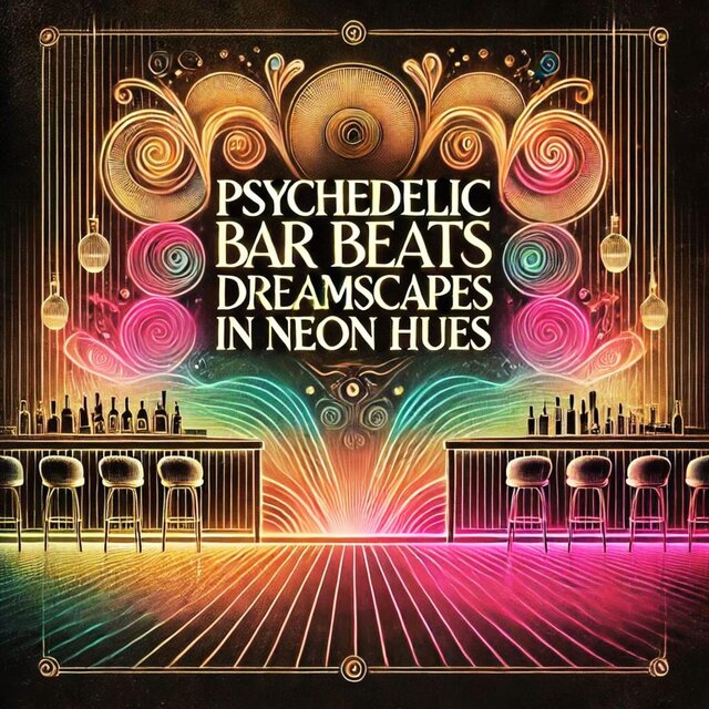Psychedelic Bar Beats Dreamscapes in Neon Hues