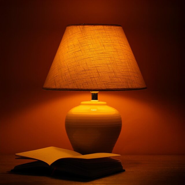 Amber Lamps, Modern Reading Room