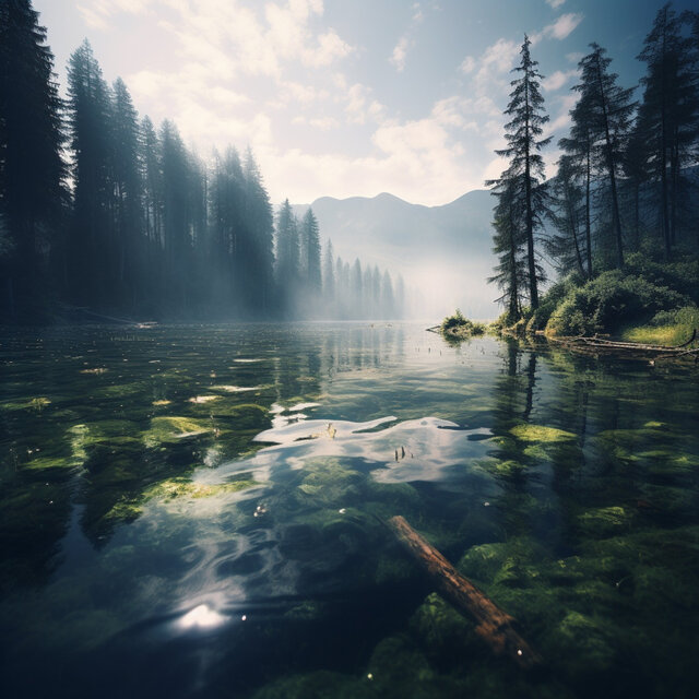 Aguas Reflexivas: Meditación Armónica Del Río