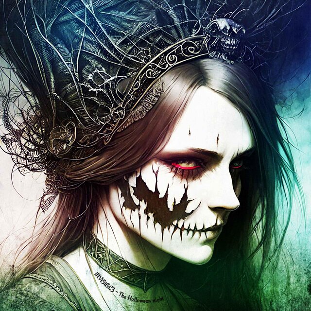 The halloween night