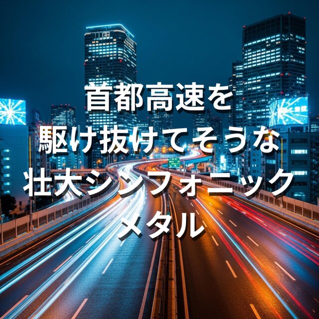 首都高速を駆け抜けてそうな壮大シンフォニックメタル