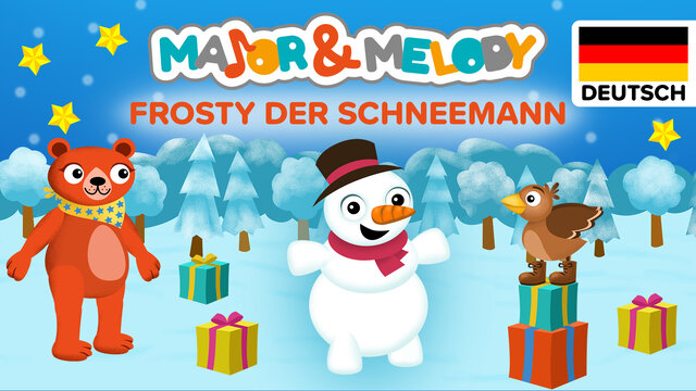 Frosty, der Schneemann (Christmas songs for kids - German)