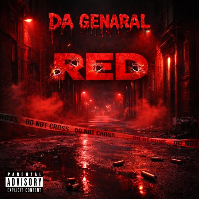 Cover art for album RED by Da Genaral