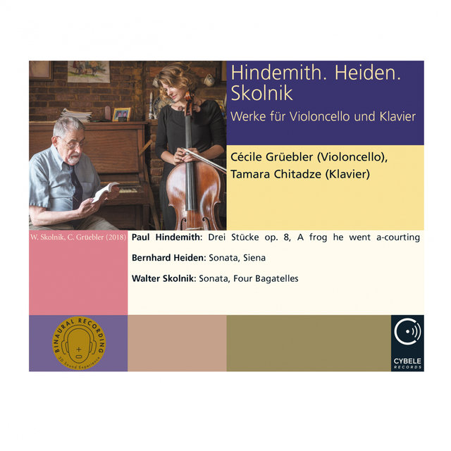 Hindemith. Heiden. Skolnik - Werke für Violoncello und Klavier