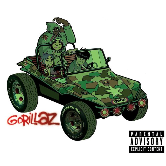 Cover art for album Gorillaz by Gorillaz