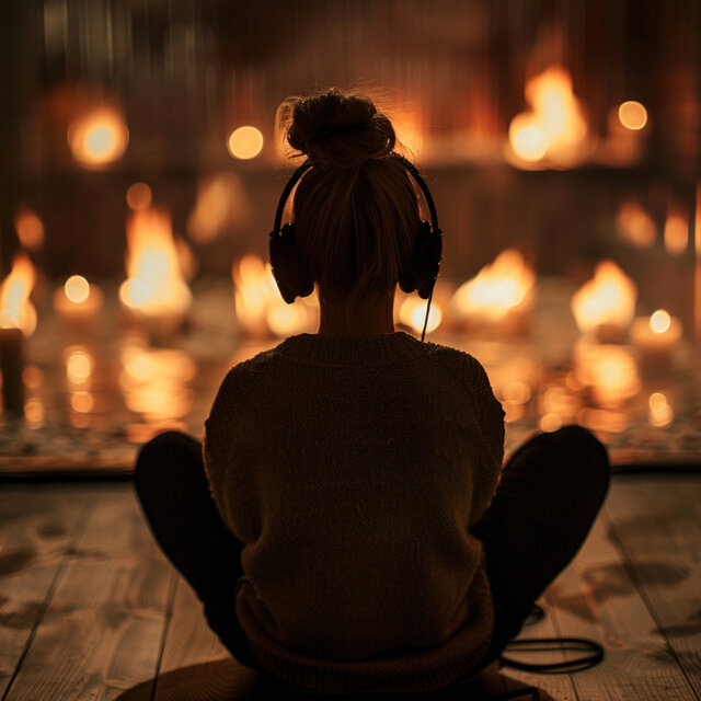 Fire Relaxation Melodies: Soothing Flames