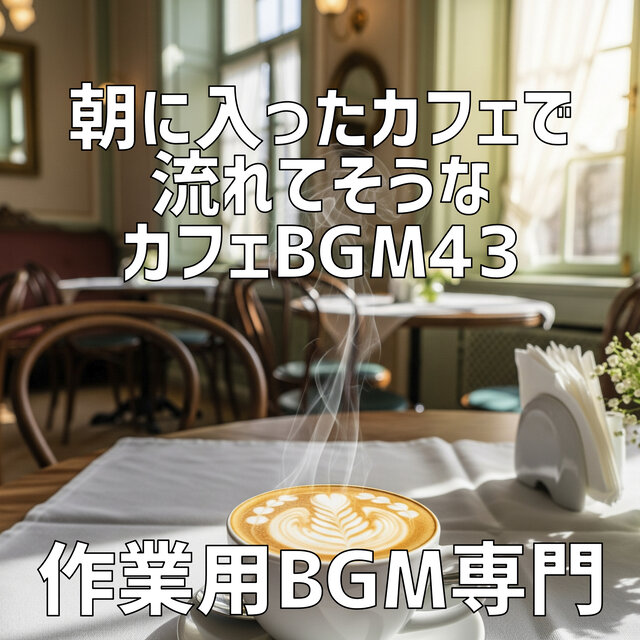 朝に入ったカフェで流れてそうなカフェBgm 43