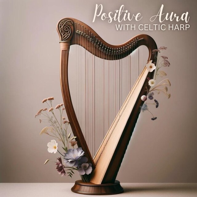 Positive Aura with Celtic Harp: Cleanse Negative Energy, Celtic Meditation, Calming Harp Therapy