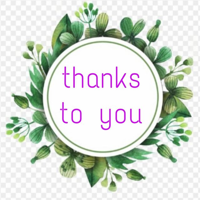 Thanks to you
