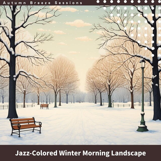 Jazz-colored Winter Morning Landscape