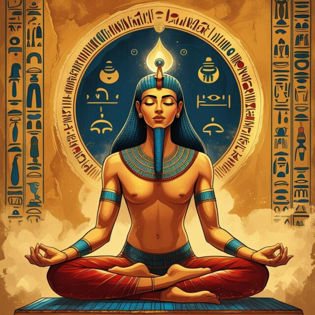 Mantras Sagrados da Espiritualidade Egípcia - Despertar o Poder da Alma e o Equilíbrio da Riqueza -  Sono Restaurador com frequências 888+528+432 Hz