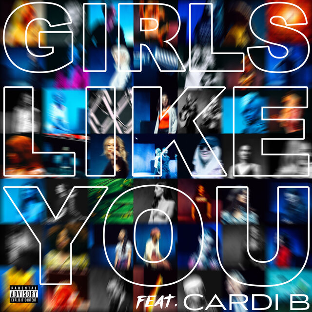Cover art for album  by Maroon 5, Cardi B