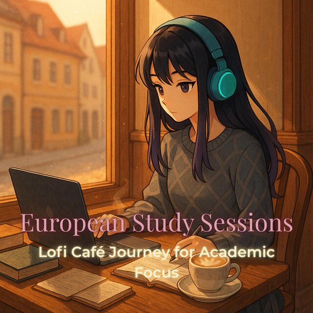 European Study Sessions: Lofi Café Journey for Academic Focus