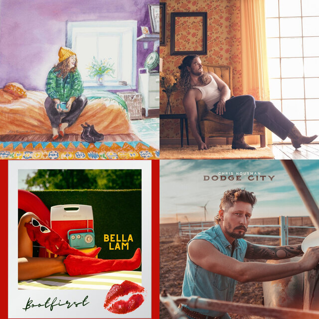 Cover art for album Rainbow Rodeo: A Playlist of LGBTQ+ Country, Americana, Blues, and Roots Music by User
