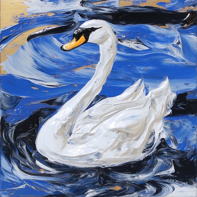 Marble Swan