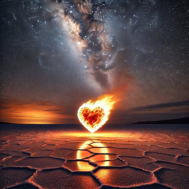 Corazon en Llamas