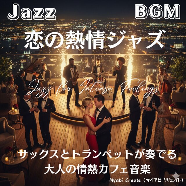 恋の熱情ジャズ BGM - サックスとトランペットが奏でる大人の情熱カフェ音楽 Jazz 作業用 勉強用 店舗用