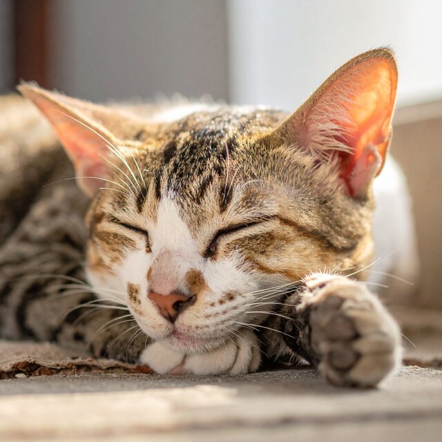Gatos Que Duermen Con Melodías Suaves
