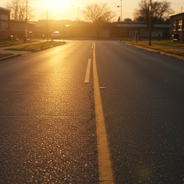 Afterimages of the School Road