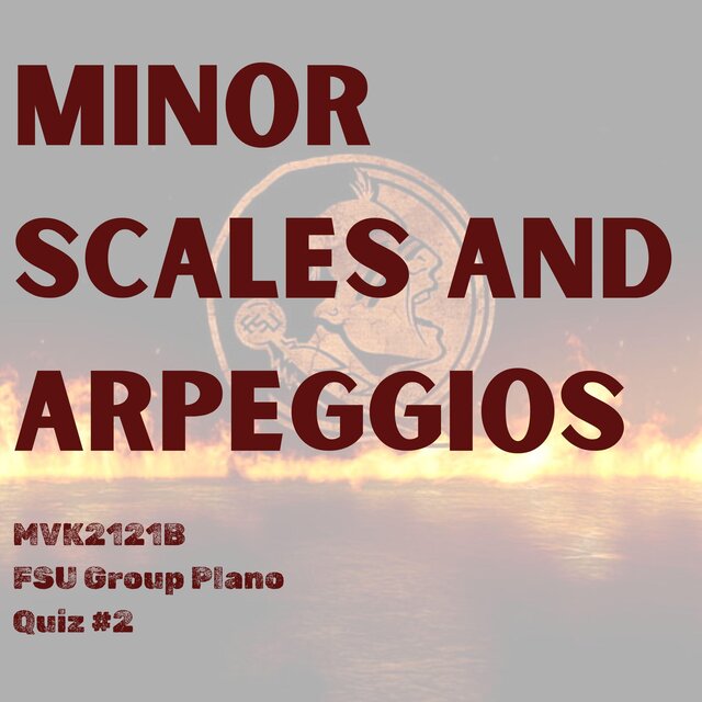 Minor Scales and Arpeggios MVK2121B Group Piano